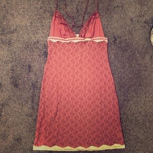Free People Intimate Pink Lace Slip Size L